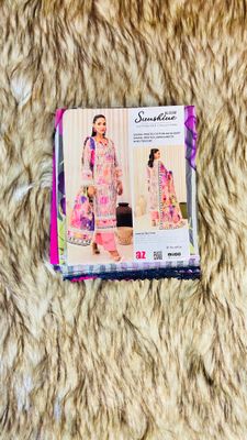 Digital printed cotton satin shirt, dupatta, and dyed trouser._img_3