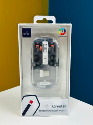 WIWU Crystal Transparent Wireless Mouse- Gray Color Inside_img_0