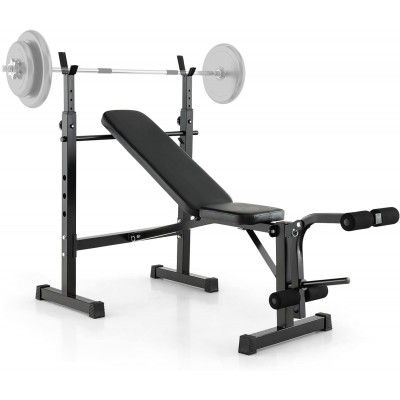 Weight Bench, Bench Press Set with Squat Rack and Bench for Home Gym Full-Body Workout_img_0