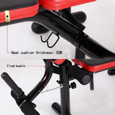 Weight Bench Set, Adjustable Weight Bench, Utility Foldable Workout Bench Incline/Decline Flat Weight Lifting Bench Press_img_3