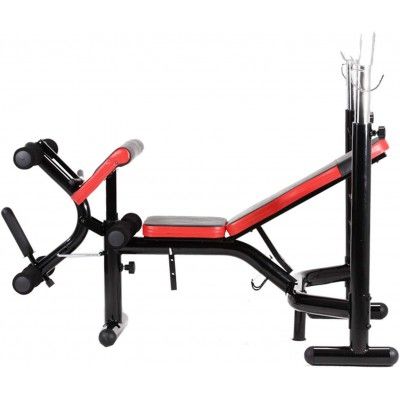 Weight Bench Set, Adjustable Weight Bench, Utility Foldable Workout Bench Incline/Decline Flat Weight Lifting Bench Press_img_5