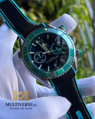 OMEGA VOLVO RACING BLACK BELT GREEN DIAL (AA)_img_0