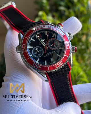 OMEGA VOLVO RACING BLACK BELT RED DIAL (AA)_img_0