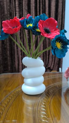 Nordic flower vase ( plastic) ( without flower)_img_1