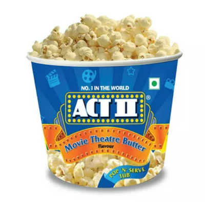 Act II Popcorn Tub Movie Theater Butter Microwave 130 gm_img_0
