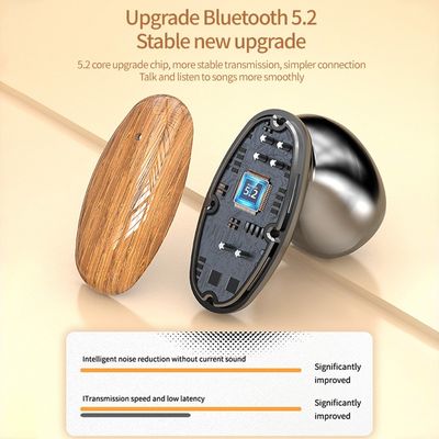 M35 TWS Bluetooth EarbudsWood grain China Authentic_img_1