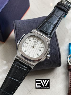 PATEK BLACK BELT WHITE DIAL SWEEP MOVEMENT_img_0