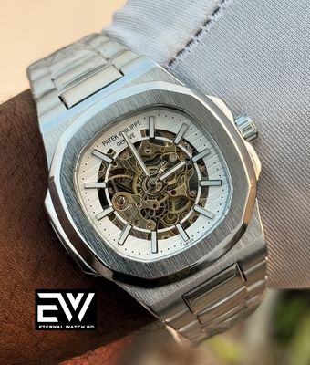 PATEK AUTOMATIC CHAIN WHITE DIAL_img_2