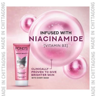 Ponds Bright Beauty Spot-less Glow Face Wash Advance Vitamin B3 Formula 200ML_img_3