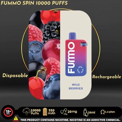 New Fummo Spin 10000 Puffs Disposable Vape_img_1
