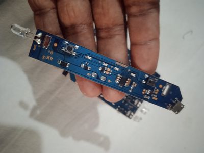 (CODE 85) MINI DC RECHARGEABLE FAN CIRCUIT BOARD WITH 3 LEVEL SPEED CONTROL & LED INDICATOR._img_0