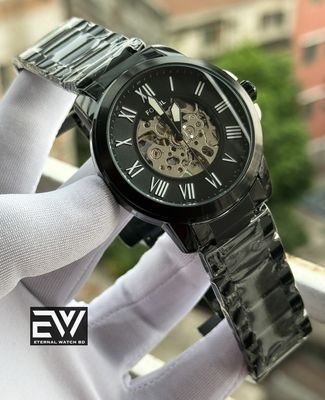 FOSSIL AUTOMATIC CHAIN FULL BLACK_img_0