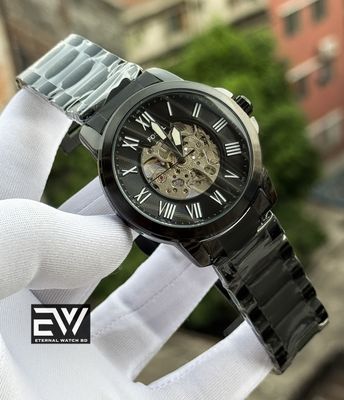 FOSSIL AUTOMATIC CHAIN FULL BLACK_img_1