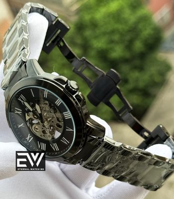 FOSSIL AUTOMATIC CHAIN FULL BLACK_img_2