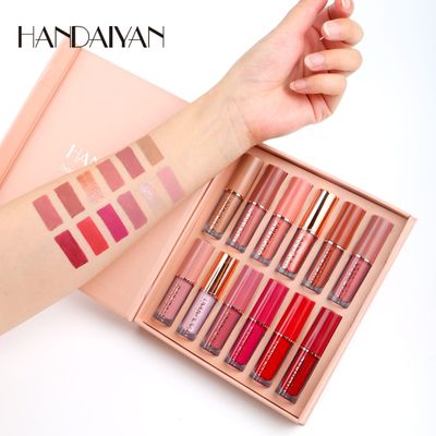 Handaiyan Power Matte Set (Handaiyan 12 Color Matte Liquid Lipstick Set)
