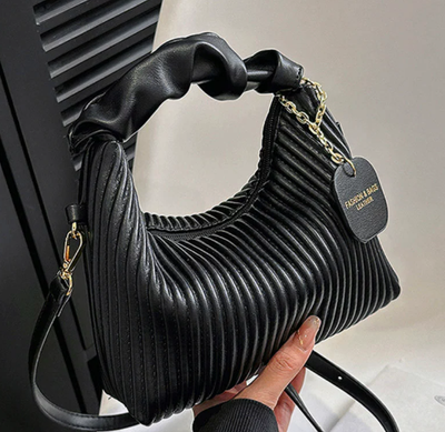 Élégante Pleated Handbag_img_1