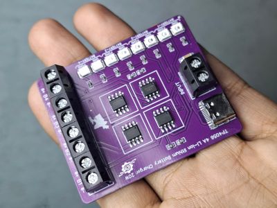 4 Way Charging Module. TP4056 3.7V Lithium Battery Charging Module 4A_img_1