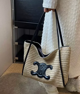 Elegant Sun Straw Tote Bag_img_3