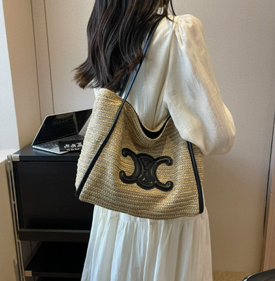 Elegant Sun Straw Tote Bag_img_5
