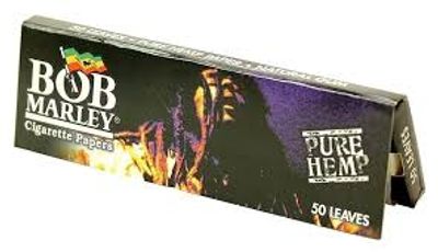 Bob Marley Cigarette Rolling Paper 50 1 1/4″ Leaves Pure hemp_img_1