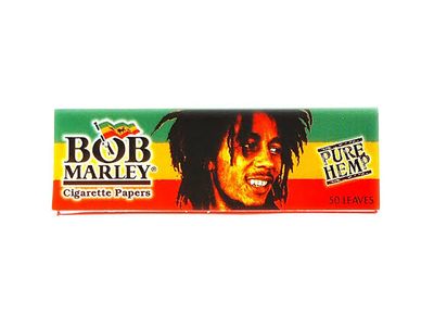 Bob Marley Cigarette Rolling Paper 50 1 1/4″ Leaves Pure hemp_img_3