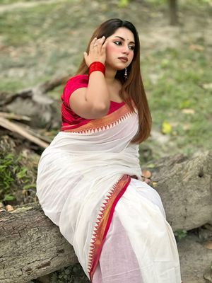 Handloom white red par anarkoli_img_2