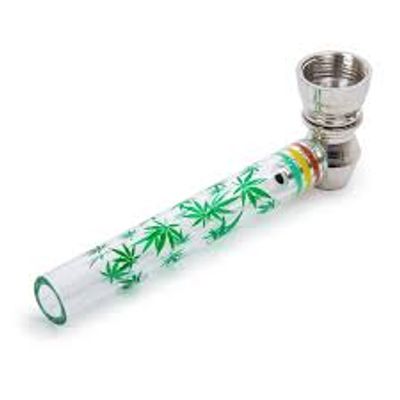D&K Glass Smoking Pipes Metal Bowl 30mm Herb Grinder Filter Screen_img_1