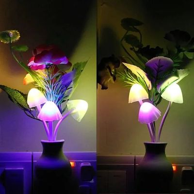 LED Sensor Dream Mushroom Lamp - Multicolor Night Light_img_1