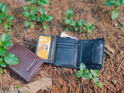 100% Original Premium Leather wallet Black & Chocolate_img_3