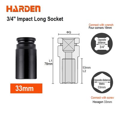 HARDEN 3/4" Impact Long Socket, Impact Socket 3/4" Dr. (Deep) - 6PT, Deep Socket, Various available sizes; 536717 - 536750_img_21