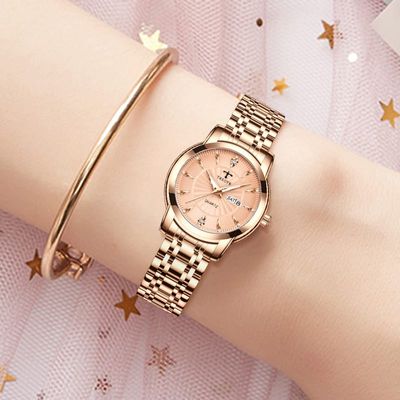 TRISOYE Gorgeous Rose Gold Ladies Fashionable Watch_img_1