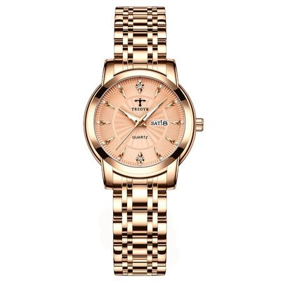 TRISOYE Gorgeous Rose Gold Ladies Fashionable Watch_img_2