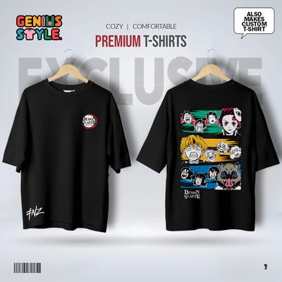 Demon Slayer Anime Drop Shoulder T-shirt - 03_img_0