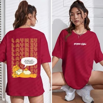 Iam Not Lazy Drop Shoulder T-shirt - 15_img_1