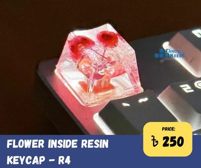 Flower Inside Resin R4 Keycap_img_0