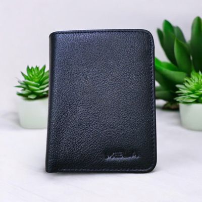 100% Genuine Leather (Black Wallet)_img_3
