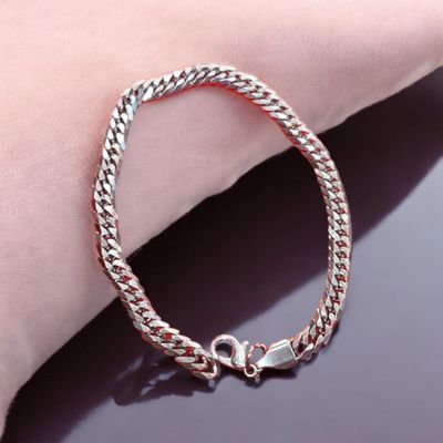 Men's Stylish Stainless Steel Bracelet For Boys and Men_img_1