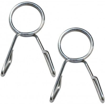 Heavy duty Olympic barbell bar 5 feet with two clips_img_3