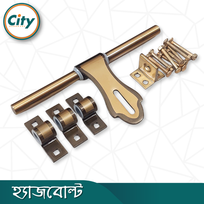 ফ্যান্সি ডোর অ্যালড্রপ অ্যান্টিক ব্রাশ পালিশ করা হেভি হ্যাজবোল্ট ১০ ইঞ্চি, ৪ মিমি স্টেইনলেস স্টিল হ্যাজবোল্ট_img_5