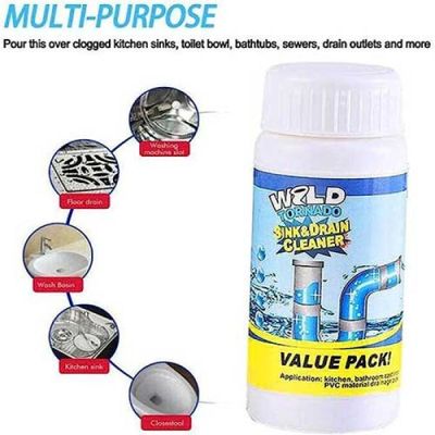 Powerful Sink and Drain Cleaner ( 1 Pce. 100gm)_img_1