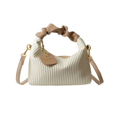Élégante Pleated Handbag