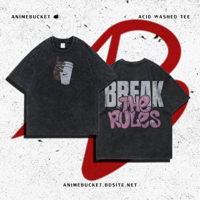 "BREAK RULES" WASHED TEE_img_0