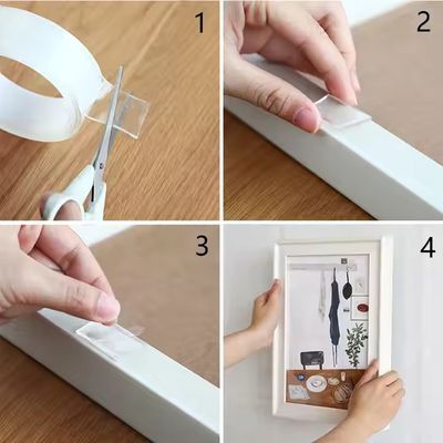 Double-Sided Nano Tape (সাইজ: দৈর্ঘ্য: ৩ মিটার × প্রস্থ: ৩ সেমি × পুরুত্ব: ১ মিমি)_img_1