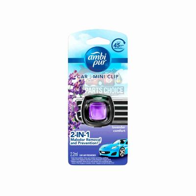 AMBI PUR CAR MINI CLIP LAVENDER COMFORT CAR AIR FRESHENER 2.2ML_img_0