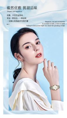 Stylish Trsoye Two Tone Luminous Stainless Steel Women’s Watch_img_2