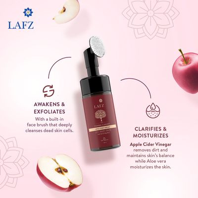 Lafz Apple Cider Vinegar - Foaming Cleanser-100 ml - 8904390203817_img_4