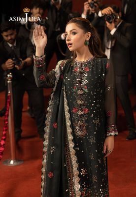 Asim Jofa - Embroidered Chiffon 3 Pcs_img_4