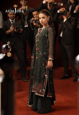 Asim Jofa - Embroidered Chiffon 3 Pcs_img_6