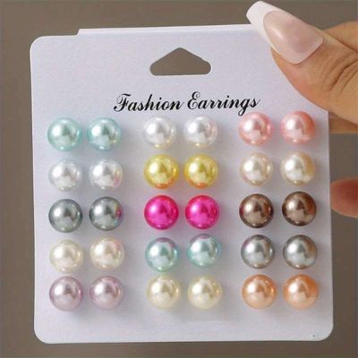 New Design  Colourfull 15 pieces Earrings set_img_0