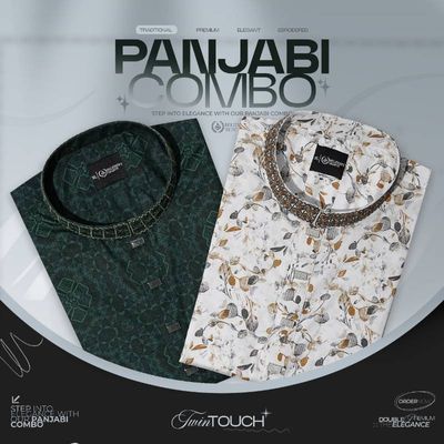 Printed Panjabi Combo- 2 pcs_img_0